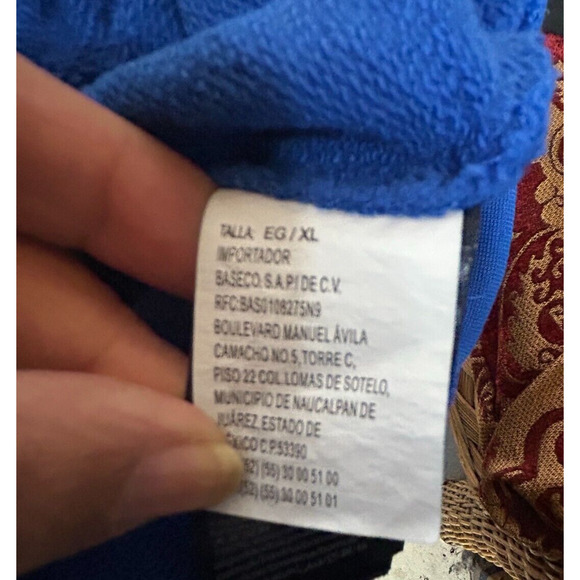 Tommy Hilfiger Sweatshirt Men's XL Box Logo Blue Pullover Long Sleeve NY Y2K - Picture 9 of 10